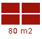 Parcela 80m2